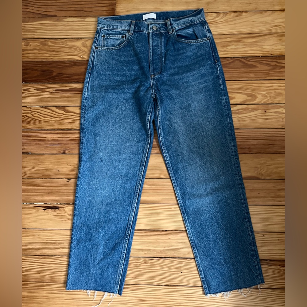 Boyish High Waisted Straight Jeans ‘The Tommy’ Size 28